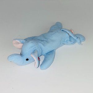 Ty Beanie Baby McDonalds Blue Peanut the Elephant 1993